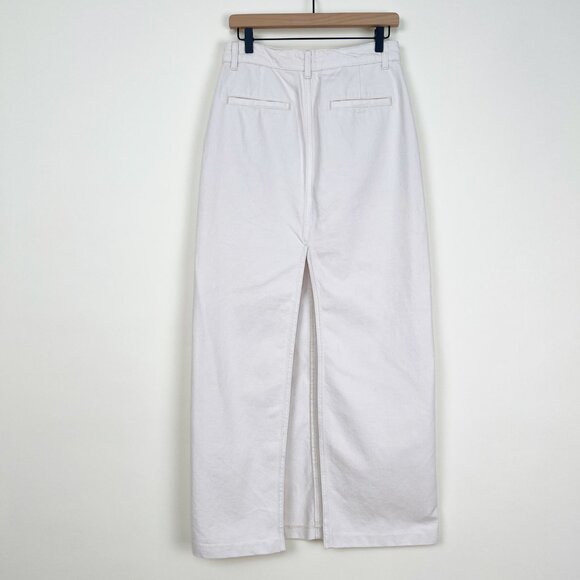 Reformation x Anthropologie Myles Denim Maxi Skirt Column Full Length High Rise - Picture 11 of 14